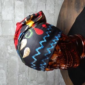 Floral Print Slouchy Beanie